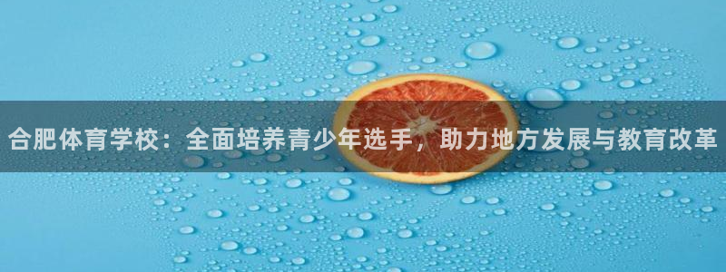 米兰体育官方正版app集团:合肥体育学校:全面培养青少年选手